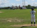加西LC旗争奪少年野球大会　試合途中にドクターヘリ急患搬送のため着陸