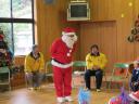 サンタクロース　クリスマス訪問　西在田幼稚園