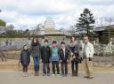At the world heritage treasure “Himeji Castle”